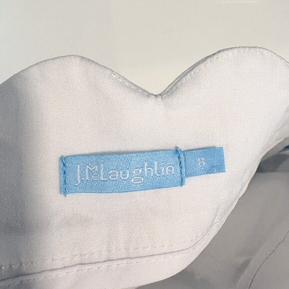 J.McLaughlin White Scallop Hem Skirt – Size 8 - Picture 2 of 8